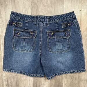 Vintage Cargo Flap Pocket Pocket Jorts Jean Shorts Size 10